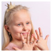 OLIVIE Dětský prstýnek RŮŽOVÝ ZIRKON nastavitelný 4724