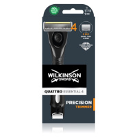 Wilkinson Sword Quattro Precision Trimmer holicí strojek + náhradní břity 1 ks