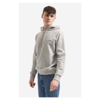 Bavlněná mikina A.P.C. Hoodie Item COEAS-H27672 BLACK pánská, šedá barva, s kapucí, hladká