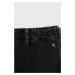 Dětská riflová sukně Calvin Klein Jeans černá barva, mini