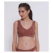 Dámská podprsenka ZERO Feel 2.0 Bralette - UNKNOWN - tm. hnědá 7505 - SLOGGI