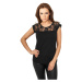 Ladies Top Laces Tee - black