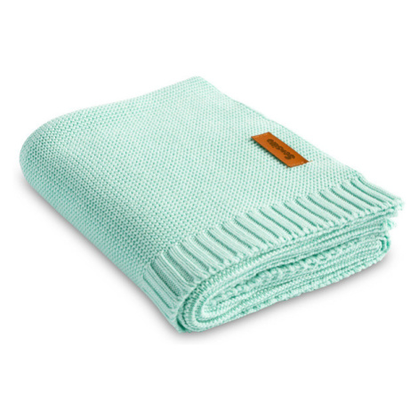 BAMBUSOVÁ/BAVLNĚNÁ PŘIKRÝVKA 80X100 CM MÁTOVÁ SENSILLO