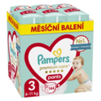 Pampers - Premium kalhotkové plenky Monthly Box S3 (144ks) Pleny a přebalování 1 pieces unisex