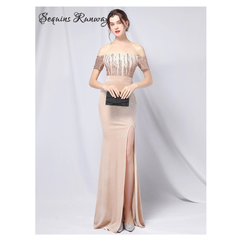 Dlouhé plesové šaty Sequins SQ1140 Sequins Fashion