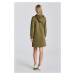 MIKINOVÉ ŠATY GANT ARCHIVE SHIELD HOODIE DRESS zelená