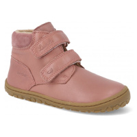 Barefoot dětské zimní boty Lurchi - Nino ambra růžové