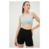 Kraťasy Reebok Classic dámské, černá barva, hladké, high waist