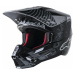 Alpinestars S-M5 Solar Flare Helmet Black/Gray/Gold Glossy Přilba