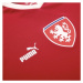Puma FACR HOME JERSEY FAN JR Chlapecký fotbalový dres, červená, velikost