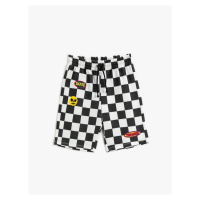 Koton Checkered T-Shirt Short Sleeved Crew Neck