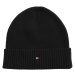 Tommy Hilfiger LAG PIMA COTTON BEANIE SCARF AM0AM12937 Černá