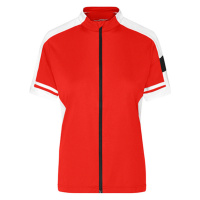 James&Nicholson Dámský cyklistický dres JN453 Red