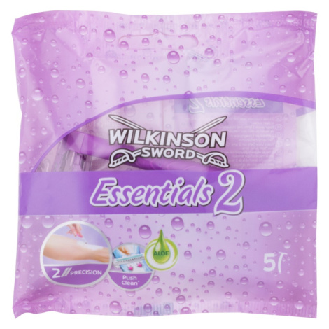 Wilkinson Sword Essentials 2 jednorázová holítka pro ženy 5 ks
