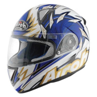AIROH Leox Right LXR18 integrální helma modrá/bílá