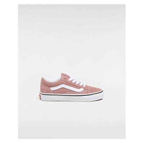 VANS Kids Color Theory Old Skool Shoes Kids Pink, Size