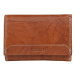 SEGALI Dámská kožená peněženka SG-27023 Z koňak