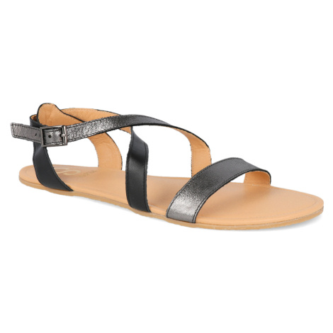 Barefoot sandály Shapen - Calla Black černé