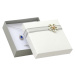 JK Box Dárková krabička na šperky s kytičkou KF-5/A3