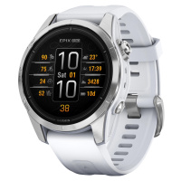 Garmin epix™ Pro (Gen 2) – Standard Edition | + mapy Topo Czech PRO Silver / Whitestone Band 010