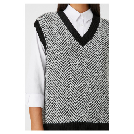 Koton Sweater Vest - Gray - Relaxed