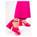 Originální dámské růžové sandály