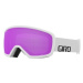 Dětské lyžařské brýle Giro Stomp White Wordmark Amber Pink Barva obrouček: bílá