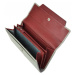 SEGALI Dámská kožená peněženka SG-27411 šedá/vínová