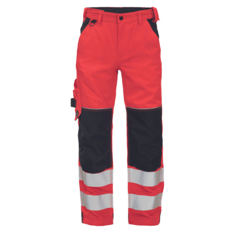 Cerva Knoxfield Hvps Fl Pánské pracovní kalhoty HI-VIS 03520109 červená Červa