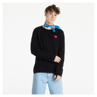 Comme des Garçons PLAY Red Heart Crewneck Jumper Black