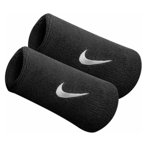 Nike SWOOSH SWOOSH DOUBLEWIDE WRISTBAND - Potítko, černá, velikost