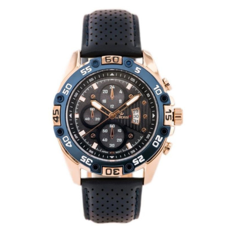 Pánské hodinky G. ROSSI - QUBUS (zg113c) + BOX Gino Rossi