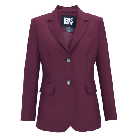 Blejzr dkny single breast blazer burgundy