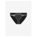 Černý dámský metalický spodní díl plavek Calvin Klein Underwear