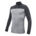 SENSOR MERINO BOLD pánské triko dl.rukáv zip cool gray/šedá