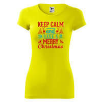 DOBRÝ TRIKO Dámské tričko Keep calm Christmas