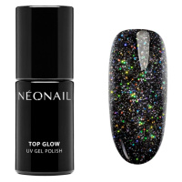 NEONAIL Top Glow gelový vrchní lak na nehty odstín Multicolor Holo 7,2 ml