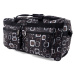 Rogal Černo-bílá cestovní taška na kolečkách "Matrix" - L (65l), XL (100l), XXL
