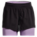 Dámské šortky Under Armour Iso-Chill Run 2N1 Short-GRY