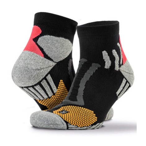 Spiro Unisex kompresní sportovní ponožky RT294 Black