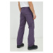 Kalhoty Burton Melter Plus fialová barva