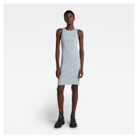 G-STAR Dress - Engineered rib tank dress blue