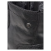 Černé pánské kožené zimní kotníkové boty Jack & Jones Russel