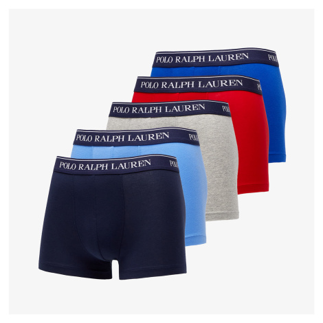 Polo Ralph Lauren Stretch Cotton Classic Trunk 5-Pack Red/ Grey/ Royal Game/ Blue/ Navy