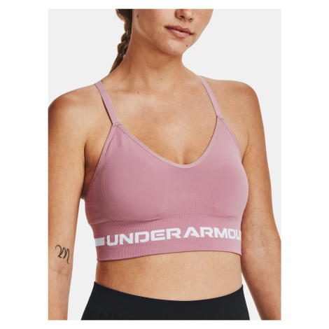 Under Armour UA Seamless Low Long Bra W 1357719-697 - pink