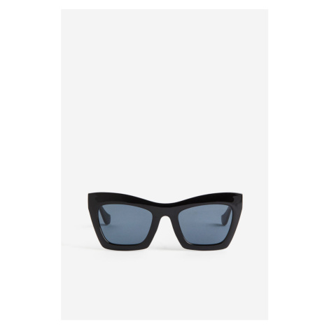 H & M - Sluneční brýle ve tvaru kočičích očí - černá H&M