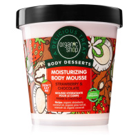Organic Shop Body Desserts Strawberry & Chocolate tělová pěna s hydratačním účinkem 450 ml