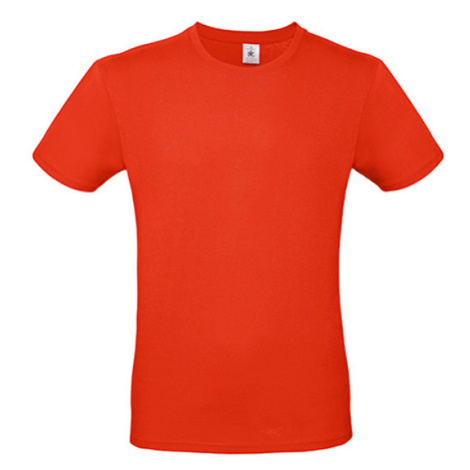 B&amp;C Pánské tričko TU01T Fire Red B&C