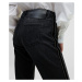 Džíny karl lagerfeld gf denim pants w/ velvet tape šedá