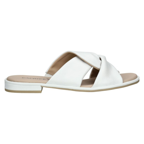 Caprice Pantoletten Bílá